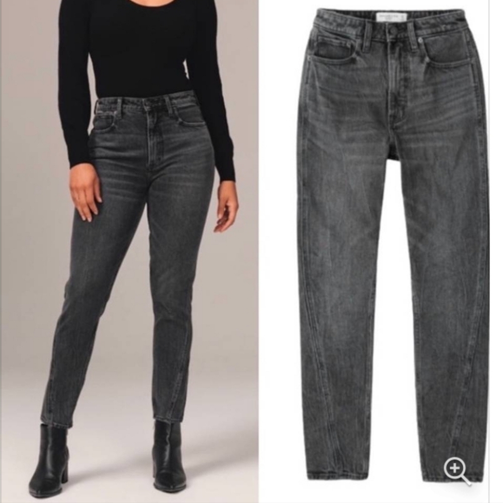 Abercrombie and fitch jeans curve love the skinny high rise size 6 short